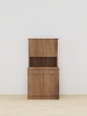 BUFFET 2 PORTES 2 TIROIRS + ELEMENT HAUT LUCAS - 87x52xHt.170 cm