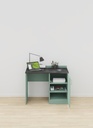 BUREAU AVEC NICHE + PORTE LUCAS - 100x60xHt.75cm