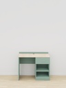 BUREAU AVEC NICHE + TIROIR LUCAS - 120x60xHt.75cm