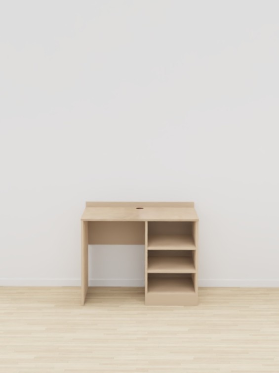 BUREAU AVEC NICHE LUCAS - 120x60xHt.75cm
