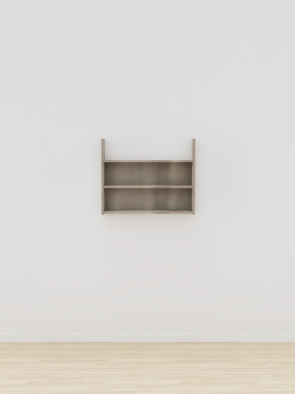 ETAGERE MURALE 3 TABLETTES LUCAS - 80x20,7xHt.65cm