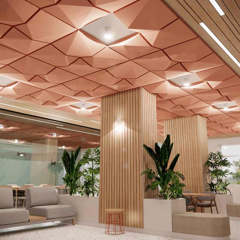 CUBE ACOUSTIQUE TIZIANA - Forme DIAMANT