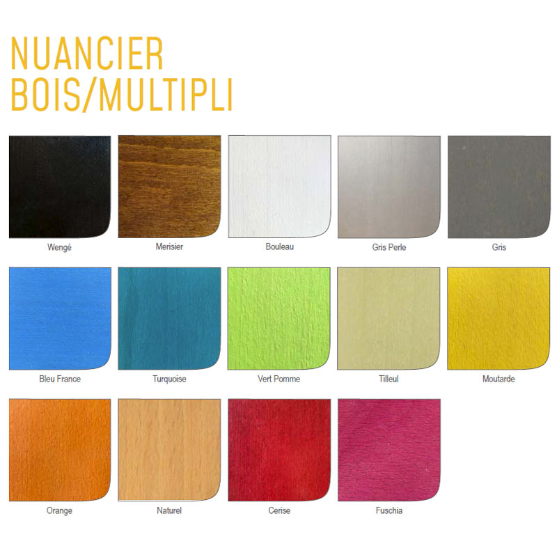 ARMOIRE BOIS LENA 1 PORTE + VESTIAIRE - 100x60xHt.180 cm