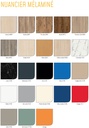 TABLE BASSE 4 PIEDS SACHA - Ovale 60 x 100 x Ht.35 cm