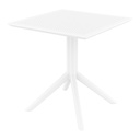 TABLE POLYPROPYLENE SASKIA - 70 x 70 x Ht.74 cm