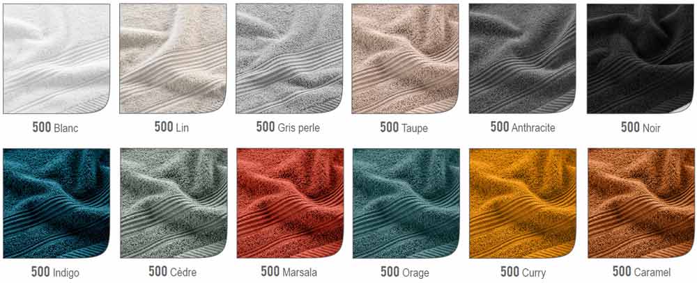 LOT DE 2 GANTS DE TOILETTE - SERENA 500