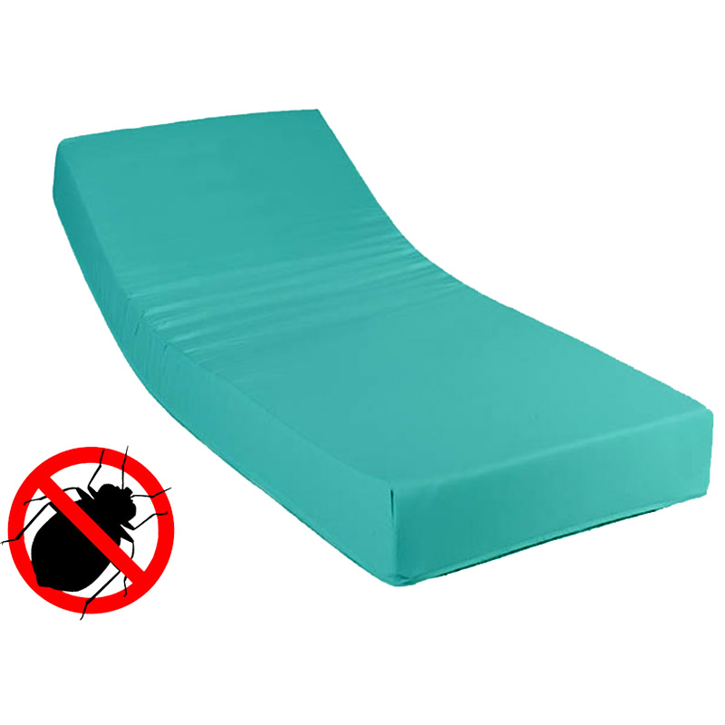 MATELAS MULTIPLIS + PROTECTION BRAVANE VERT - 90x190x15 cm