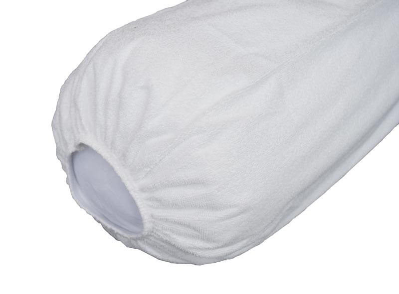SOUS-TAIE DE TRAVERSIN PU BOUCLETTE PES - 90 cm