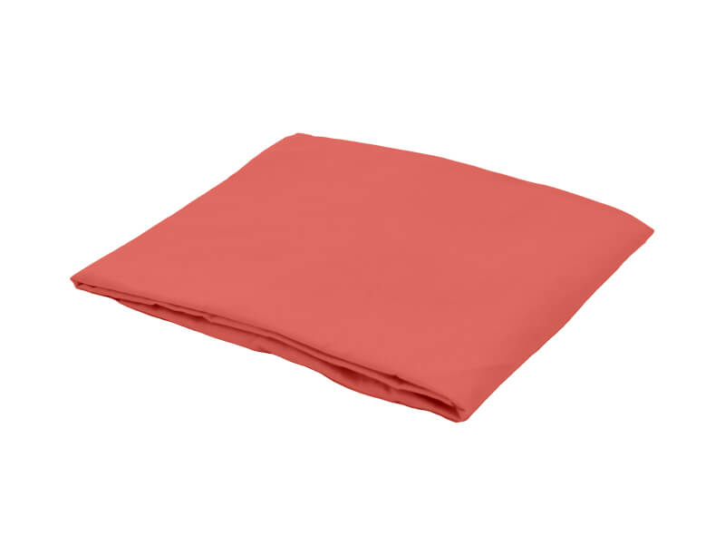 DRAP HOUSSE UNI CLASSIC - PC Corail - 90 x 190 cm