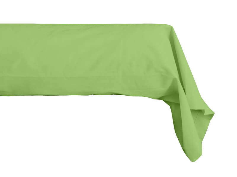 TAIE TRAVERSIN UNIE CLASSIC PC Pomme 140 cm Forme fourreau