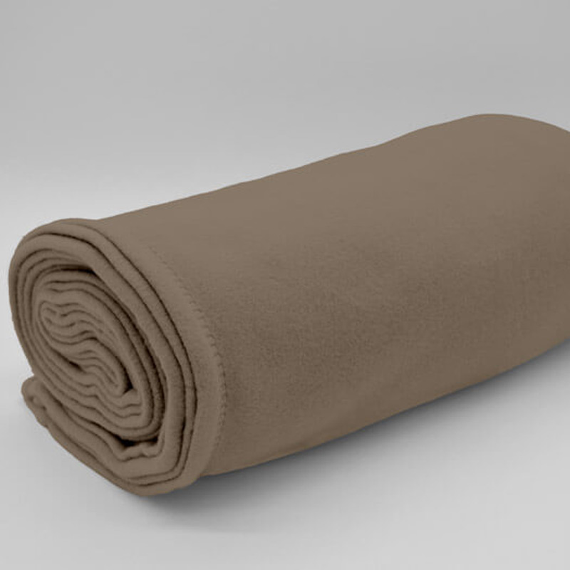 COUVERTURE POLAIRE CAPPUCINO - 350 g/m² - 180 x 220 cm
