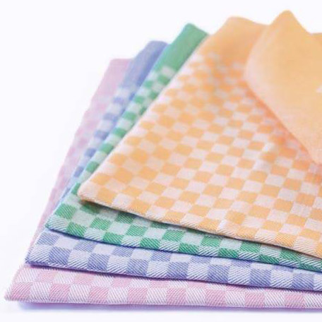 SERVIETTE DE TABLE - DAMIERS-POCOT - 55 x 55 cm