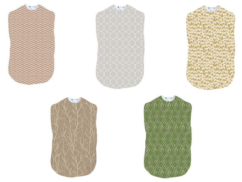 SERVIETTE REPAS ADULTE -BAVOIR Imperméable - IMPRIME HORIZON