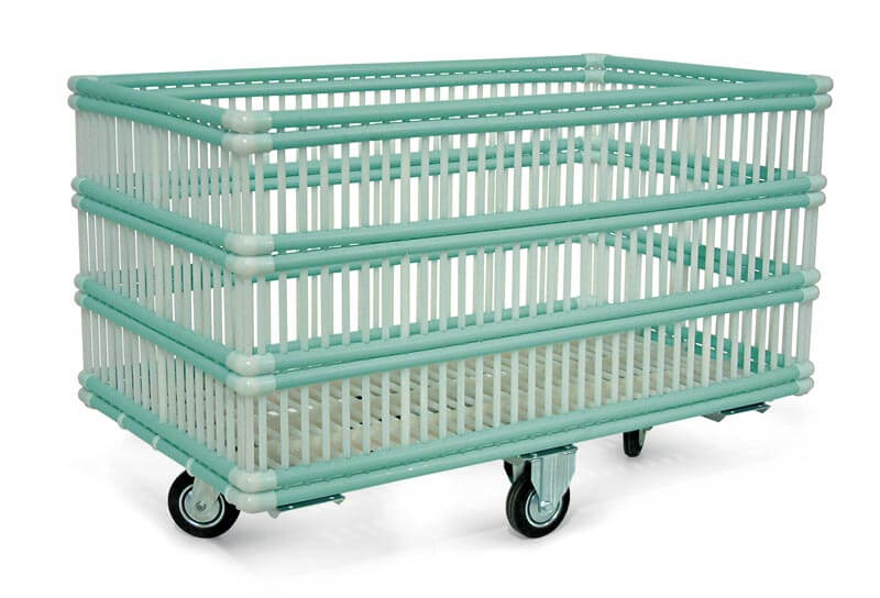 CHARIOT POLYPRO - 555 Lt. - 1340 x 750 x Ht. 840 mm