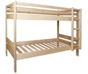LIT BOIS SUPERPOSE + SOMMIER CONFOLARI - 80x200 cm