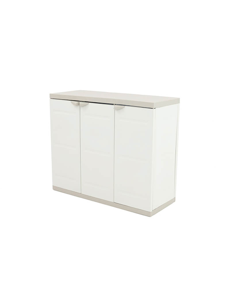 BUFFET RESINE MARIO 3 PORTES - 105x44xHt.88 cm