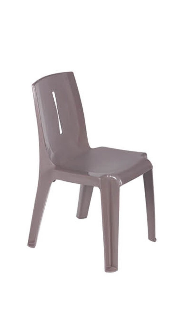 CHAISE MONOBLOC POLYPROPYLENE SALMA - Assise ajourée