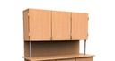 OPTION SURMEUBLE 3 PORTES DESSERTE MADY - 140x34xHt.91cm