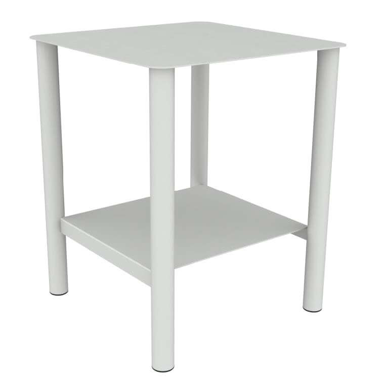 CHEVET METALLIQUE MATEO SANS TIROIR - 35x35xHt.43 cm