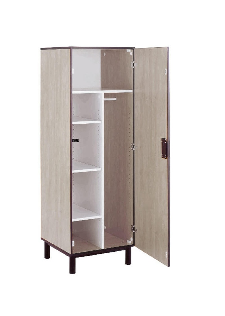ARMOIRE LAURA 1 PORTE - 60x60xHt.185 cm