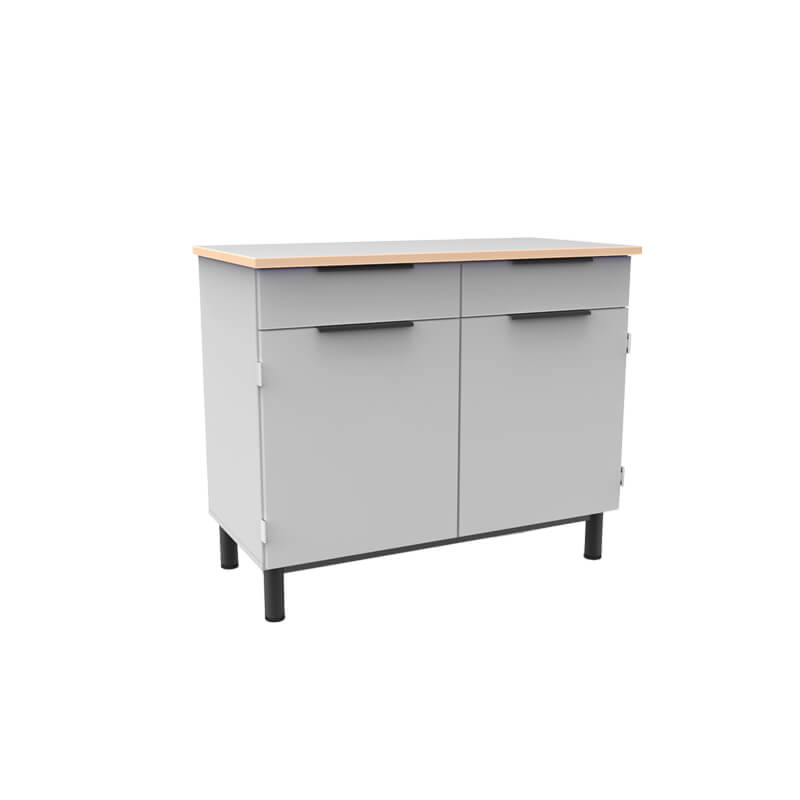 DESSERTE MADY 2 PORTES 2 TIROIRS - 100 x 55 x Ht.92 cm