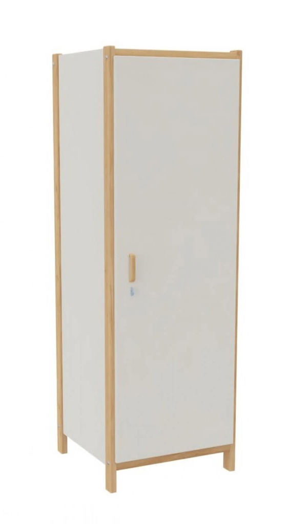ARMOIRE BOIS DORIAN 1 PORTE - 60x60xHt.180 cm