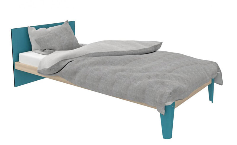 LIT BOIS LENA SANS SOMMIER - 90 x 190 cm