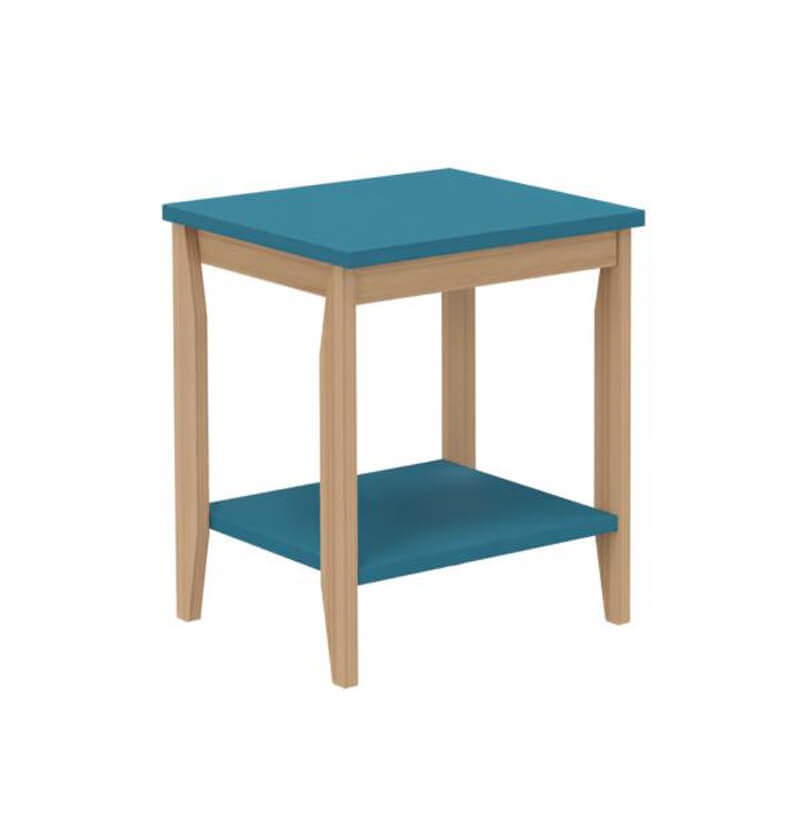 CHEVET BOIS MANON SANS TIROIR - 45x40xHt.50 cm