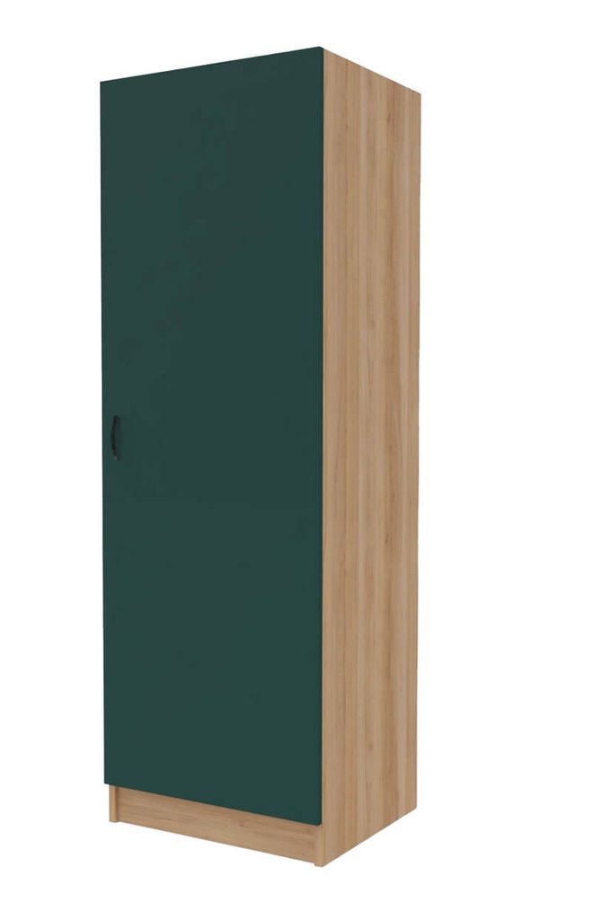 ARMOIRE BOIS HUGO 1 PORTE - 60x60xHt.180 cm