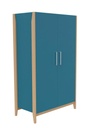 ARMOIRE BOIS MANON 2 PORTES - 103x60xHt.180 cm