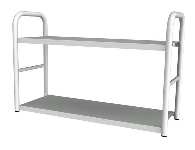 ETAGERE MURALE METALLIQUE MATEO - 80x31xHt.53 cm