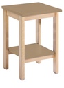 CHEVET BOIS DORIAN SANS TIROIR - 34x34xHt.45 cm
