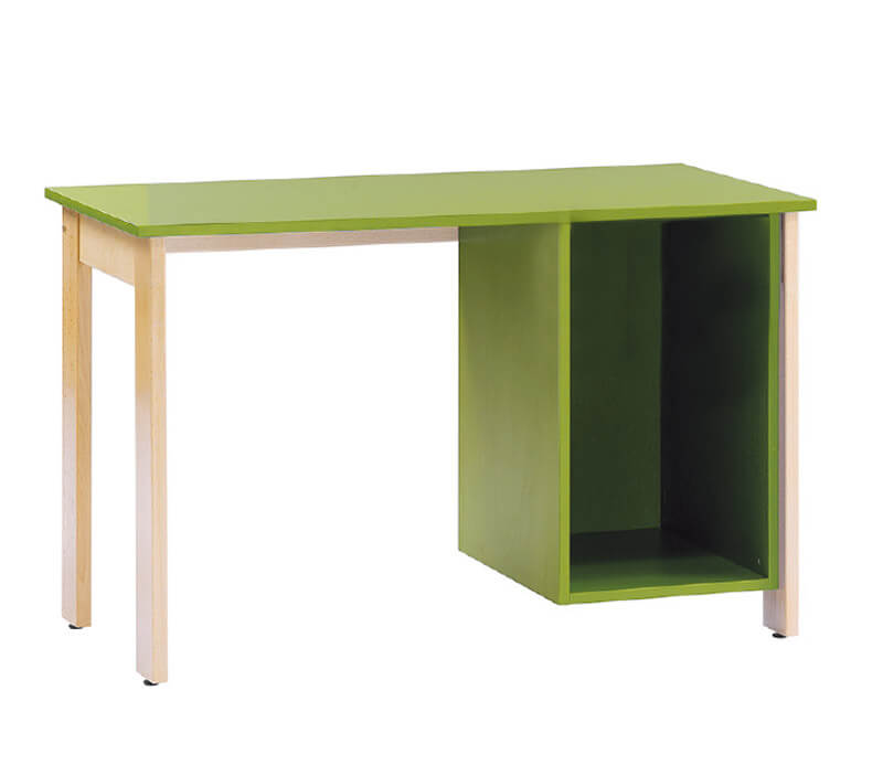 BUREAU BOIS DORIAN AVEC NICHE - 60x120xHt.75 cm