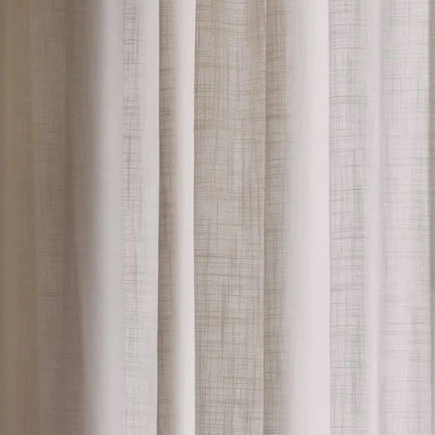 Voilage aspect lin recyclé CAVALIER - Collection TRANSPARENCE
