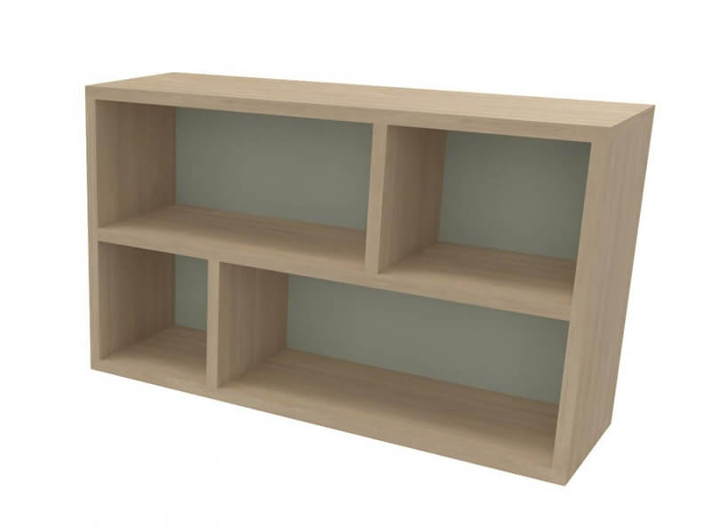 ETAGERE MURALE BOIS CECILE - 75 x 24 x Ht.45 cm