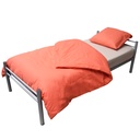 LIT METAL ELIO - 3 TRAVERSES + SOMMIER TREILLIS - 90x200cm