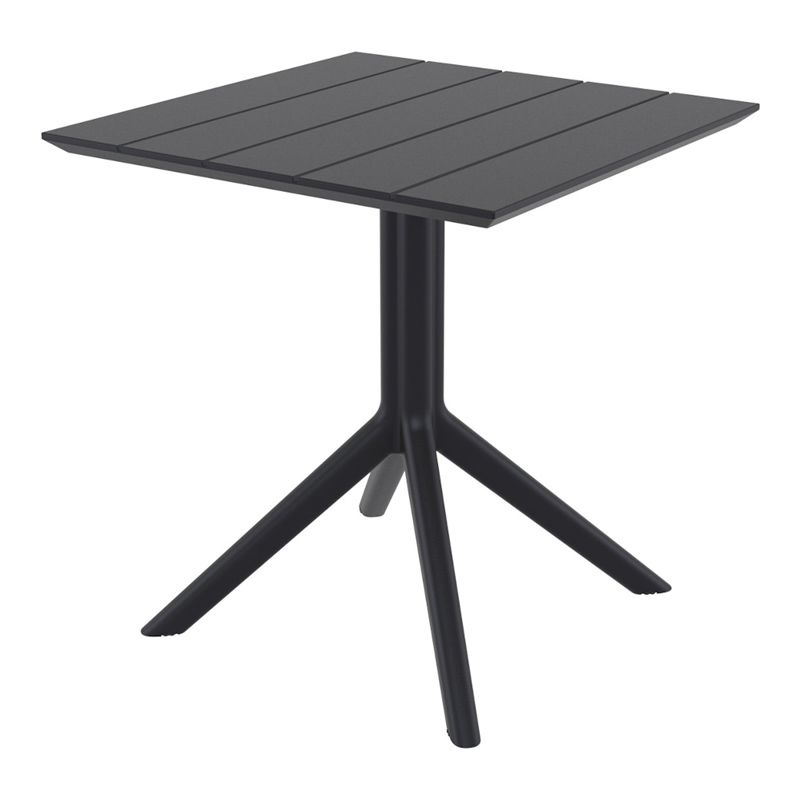 TABLE POLYPROPYLENE PAUL - 70 x 70 x Ht.74 cm