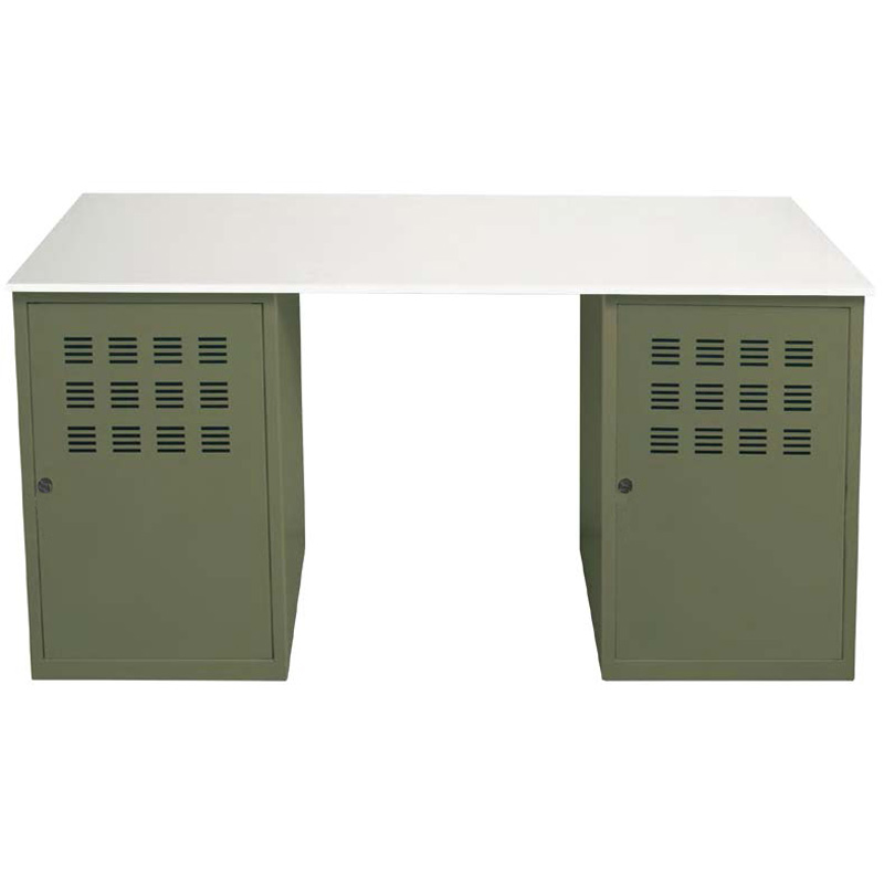BUREAU 2 CASIERS COOPER - 130 x 50 x Ht.68 cm