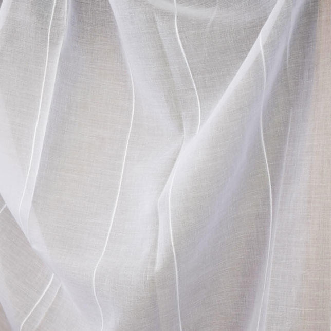 Voilage rayé 5-3208 - Collection TRANSPARENCE