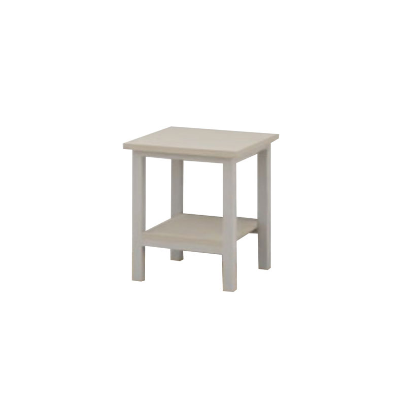 CHEVET 2 TABLETTES SACHA - 35x35xHt.40cm