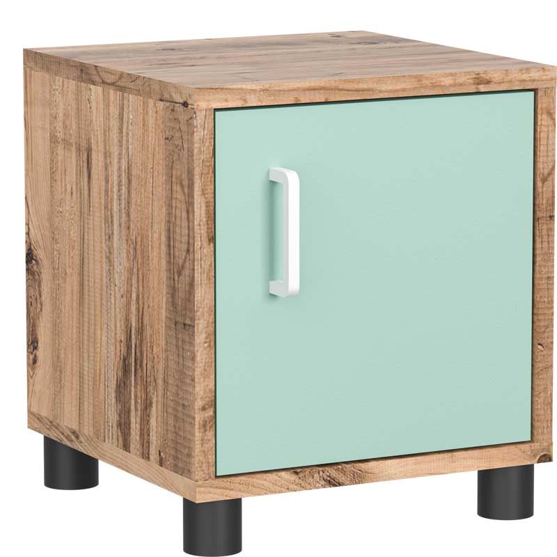 CHEVET AVEC PORTE LUCAS - 35x35xHt.40cm
