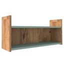ETAGERE MURALE 2 TABLETTES LUCAS - 80x20,7xHt.35cm