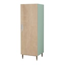 ARMOIRE 1 PORTE SACHA - 60x58xHt.180cm