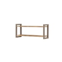 ETAGERE MURALE 2 TABLETTES SACHA - 80x25xHt.35cm