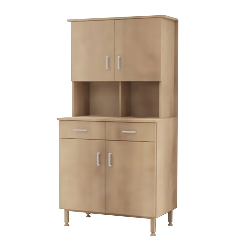 BUFFET 2 PORTES 2 TIROIRS + ELEMENT HAUT SACHA - 87x52xHt.174cm
