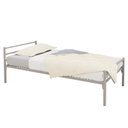 LIT METAL 3 TRAVERSES SACHA + SOMMIER TREILLIS - 90x190cm