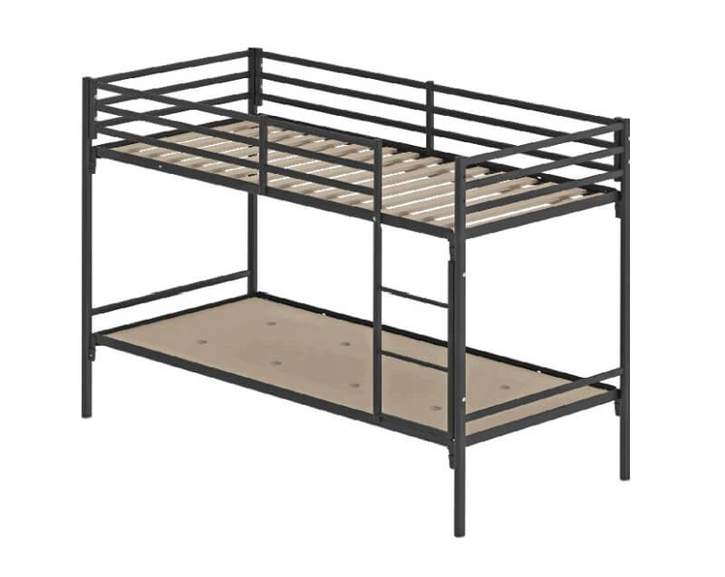 LIT METAL SUPERPOSE MOISE + SOMMIER CONFOLARI - 90x200 cm