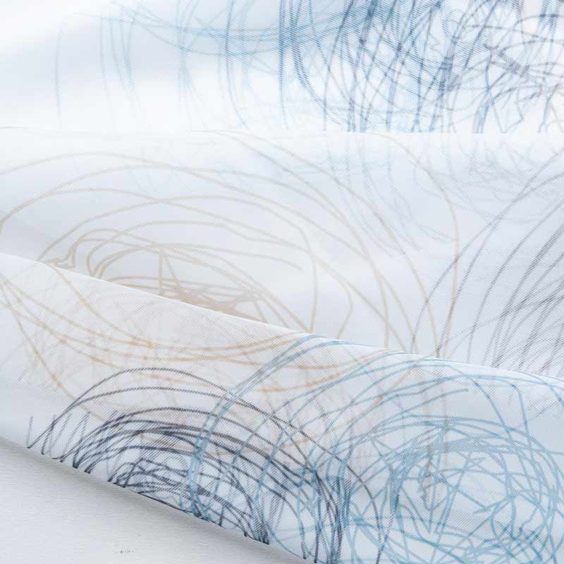 Voilage imprimé 834 S NAHIA - Collection TRANSPARENCE