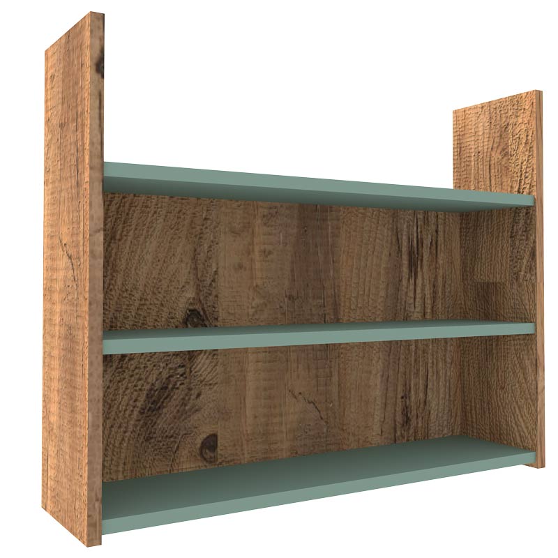 ETAGERE MURALE 3 TABLETTES LUCAS - 80x20,7xHt.65cm