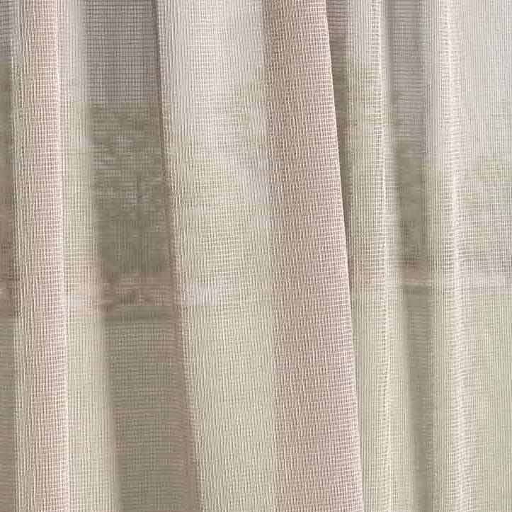 Voilage recyclé aspect filet LINK - Collection TRANSPARENCE                                      